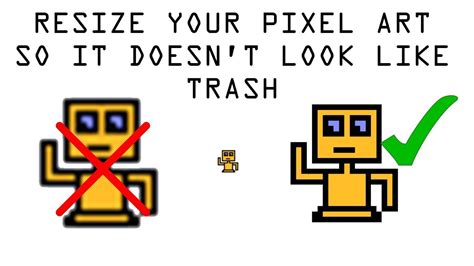 how to enlarge pixel art without blurring